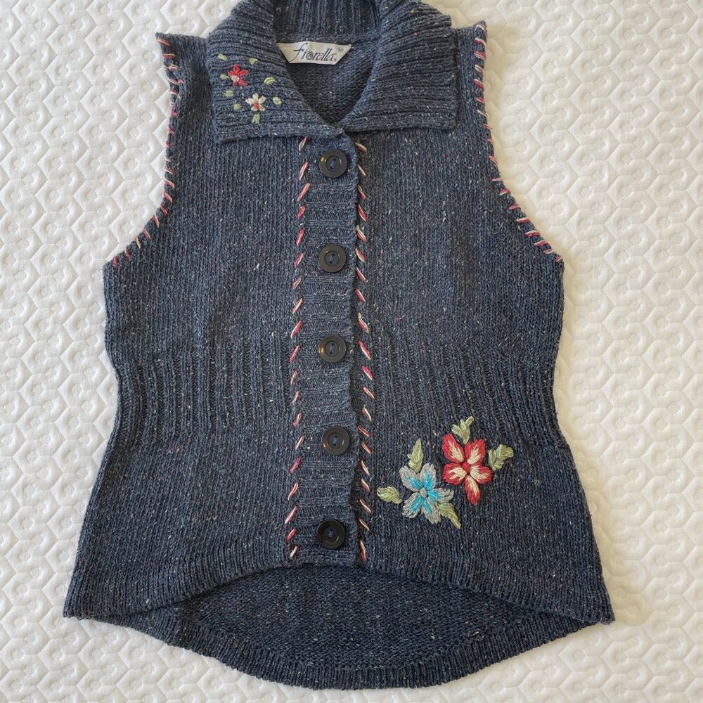 Vintage Fiorella Womens Vest M - Picture 5 of 10